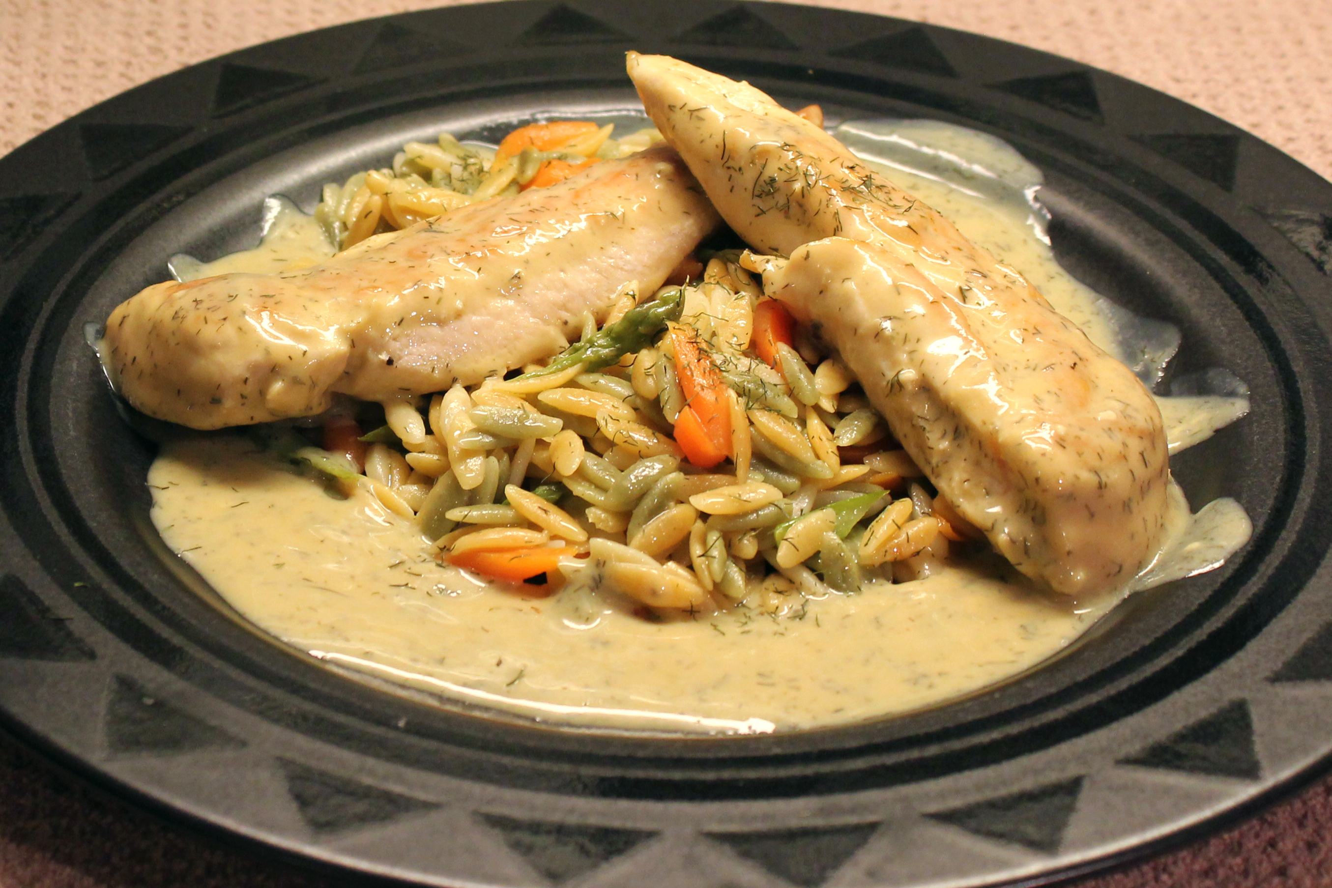 Chicken in Avgolemono Sauce